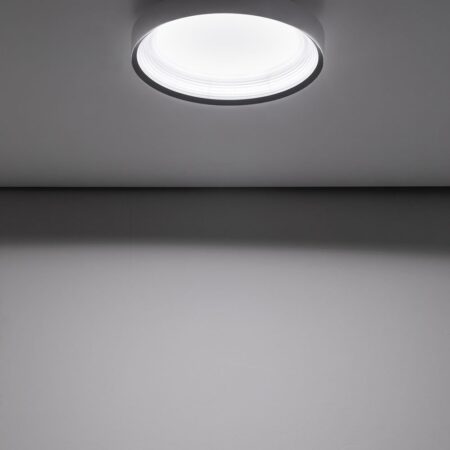 Plafoniera LED Sarwat in Metacrilato e Alluminio