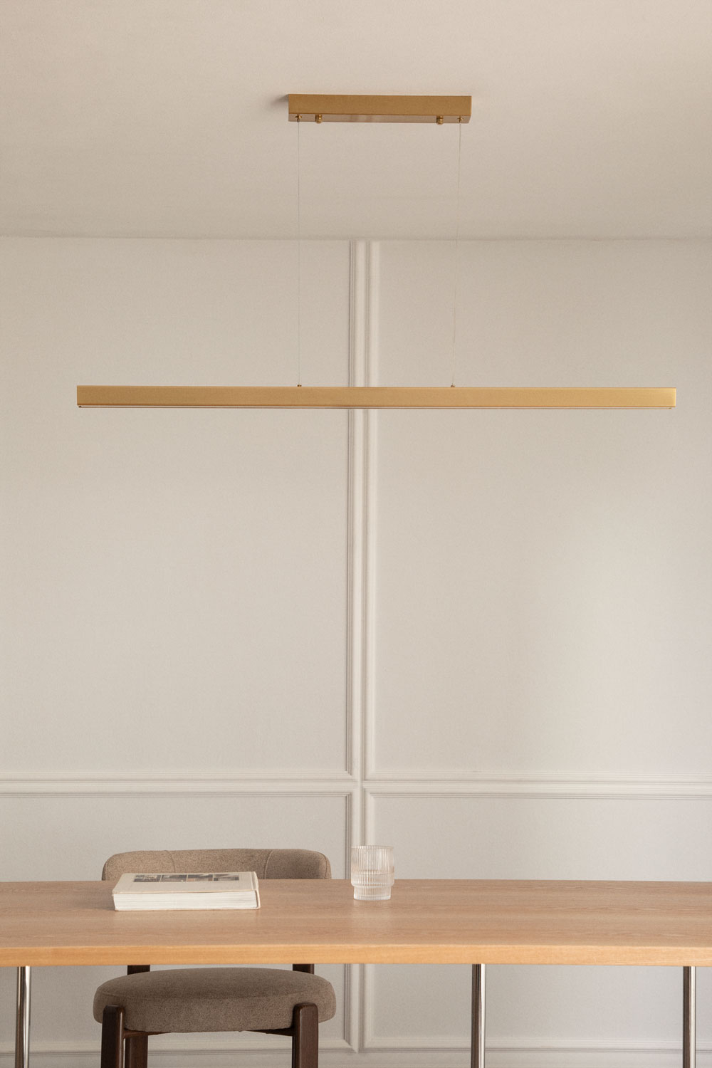 Plafoniera lineare LED Nilam in metallo (120 cm)