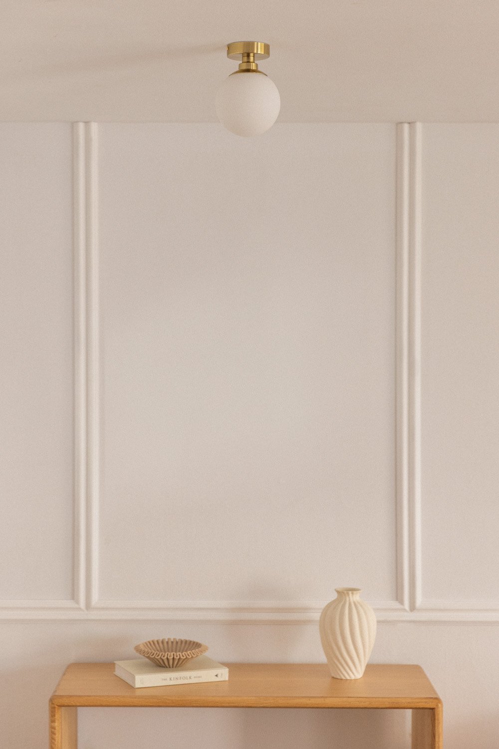 Plafoniera da soffitto con sfera di vetro Uvol Traditional
