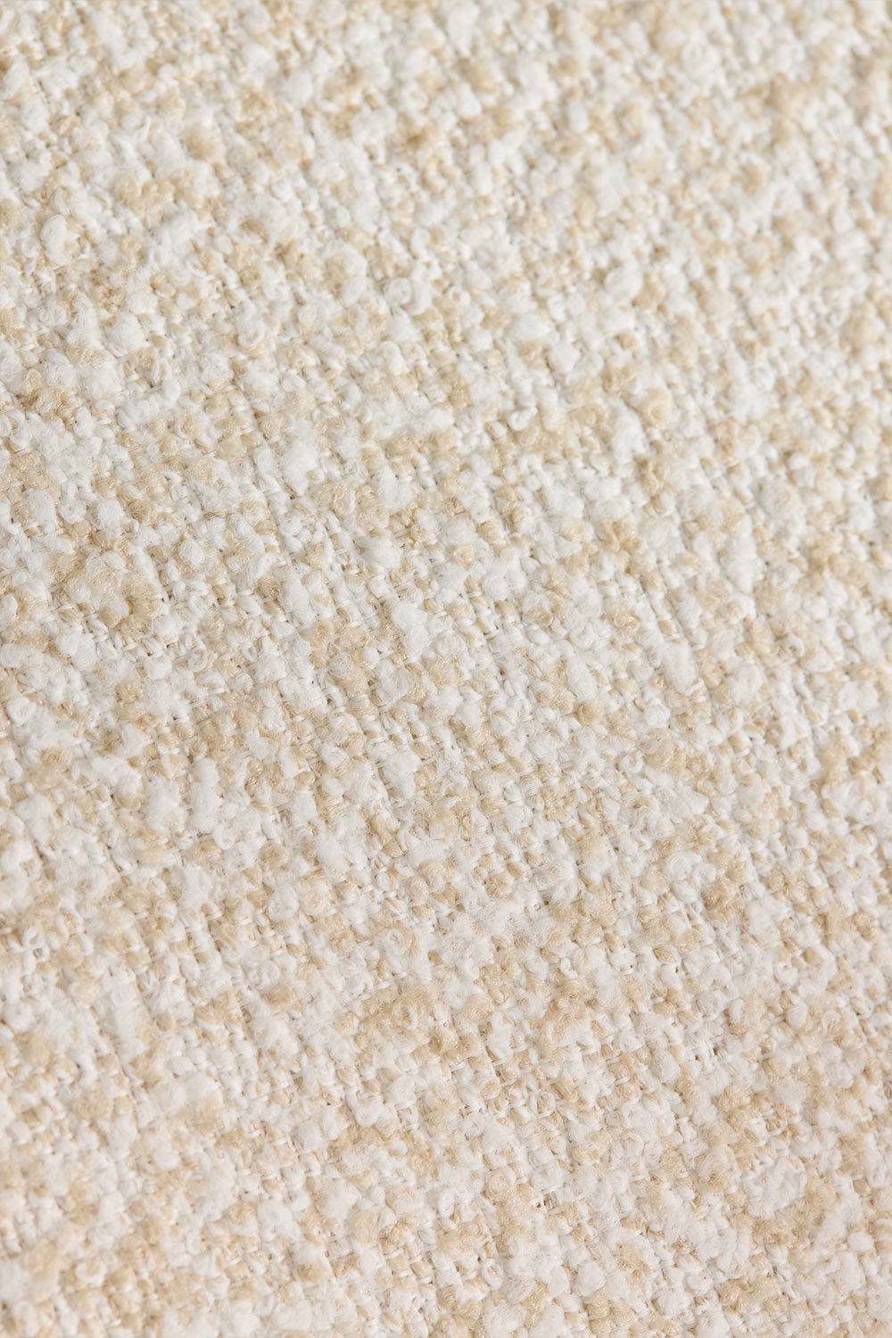 Poltrona da giardino Yervin in alluminio e tessuto bouclé