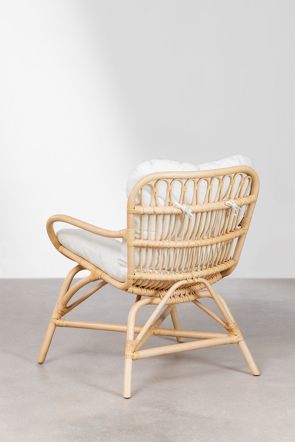 Poltrona da giardino in rattan Makena