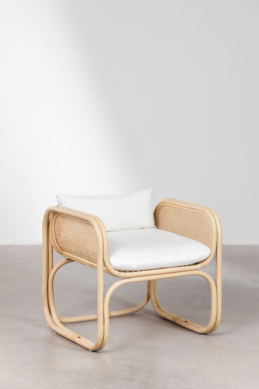 Poltrona da giardino in rattan Wilbert