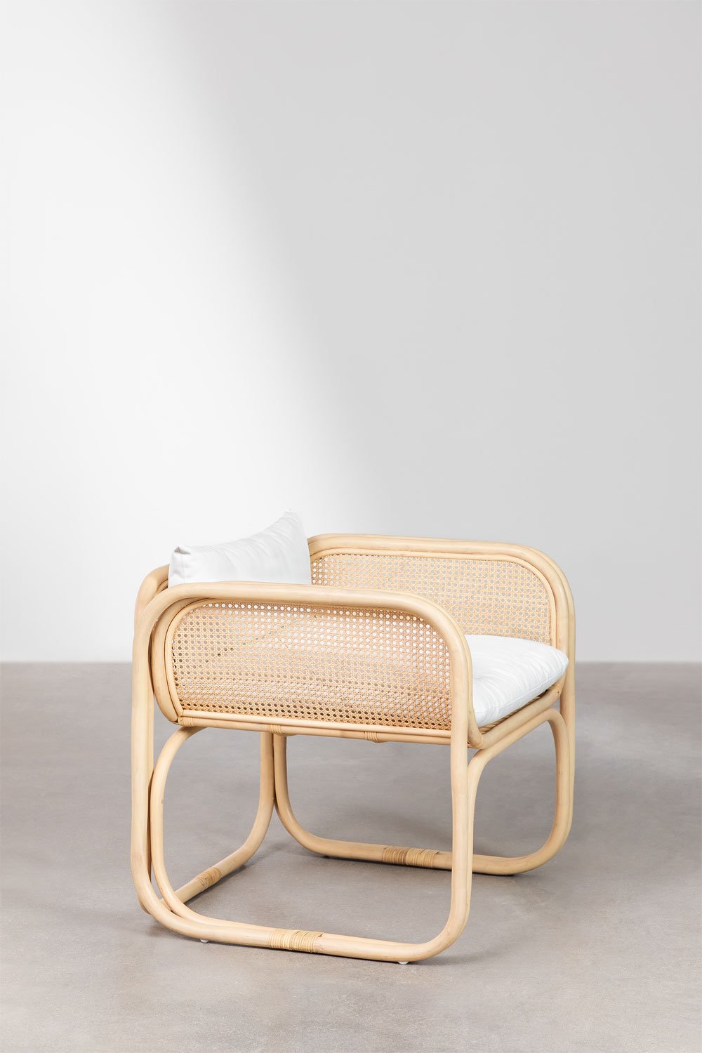 Poltrona da giardino in rattan Wilbert