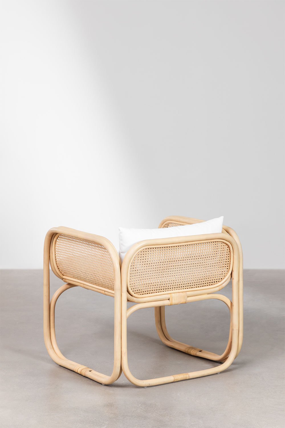 Poltrona da giardino in rattan Wilbert