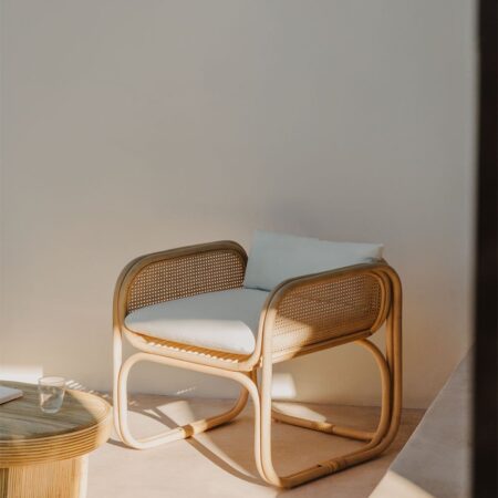 Poltrona da giardino in rattan Wilbert