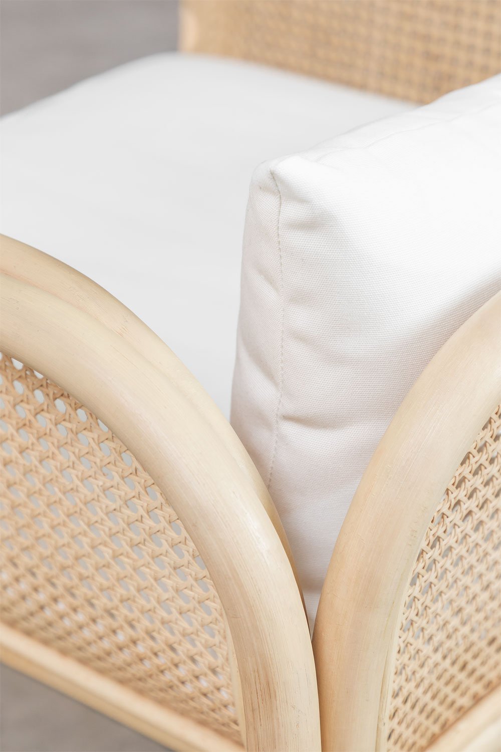 Poltrona da giardino in rattan Wilbert