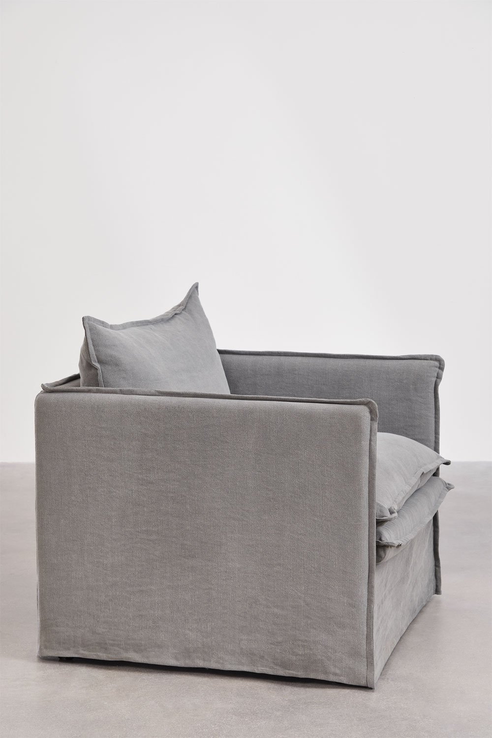 Poltrona Grace in lino e cotone