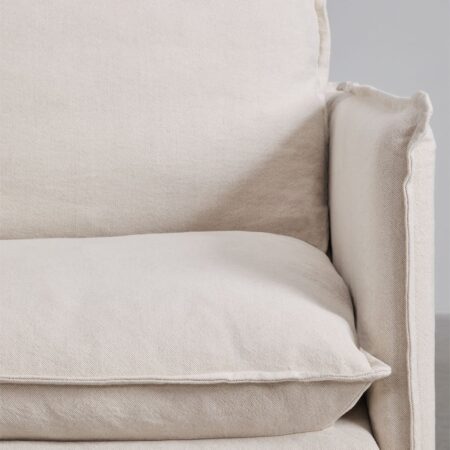 Poltrona Grace in lino e cotone