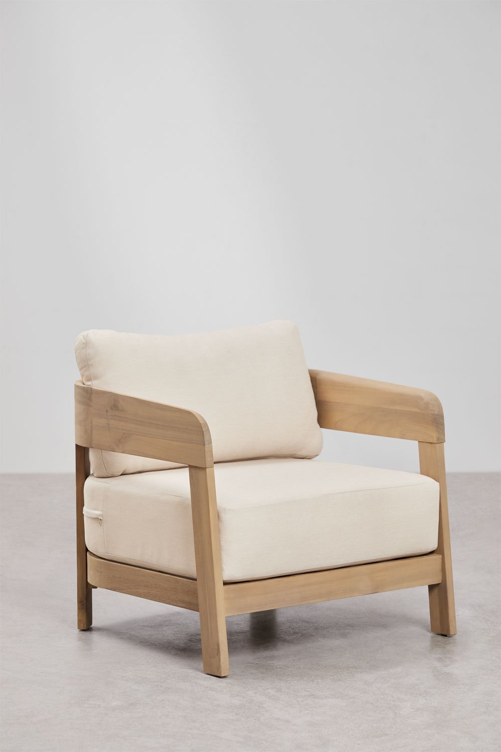 Poltrona Uleno in legno di acacia