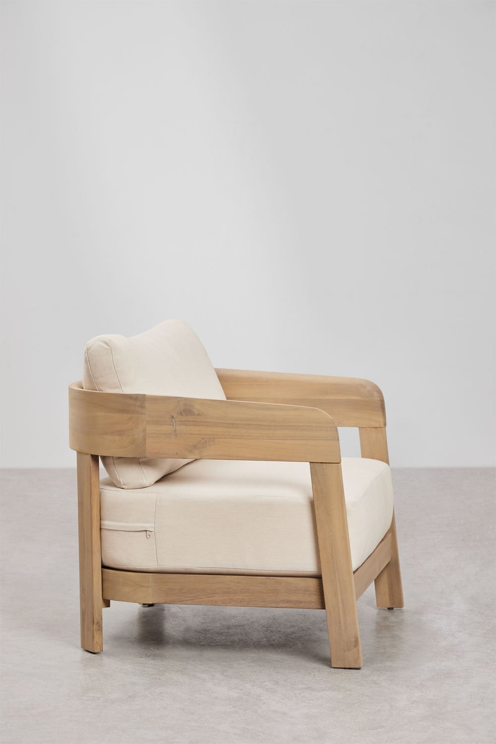 Poltrona Uleno in legno di acacia