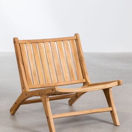 Poltrona in legno di teak Caima