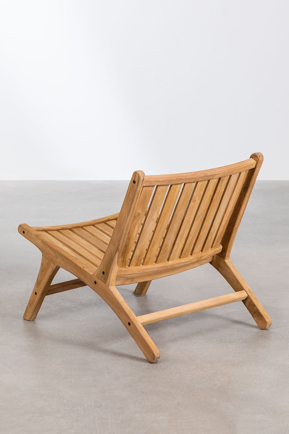 Poltrona in legno di teak Caima