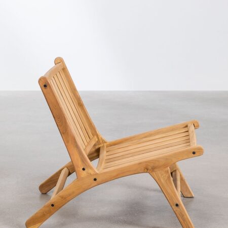 Poltrona in legno di teak Caima