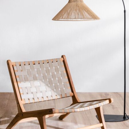 Poltrona in legno di teak Diama