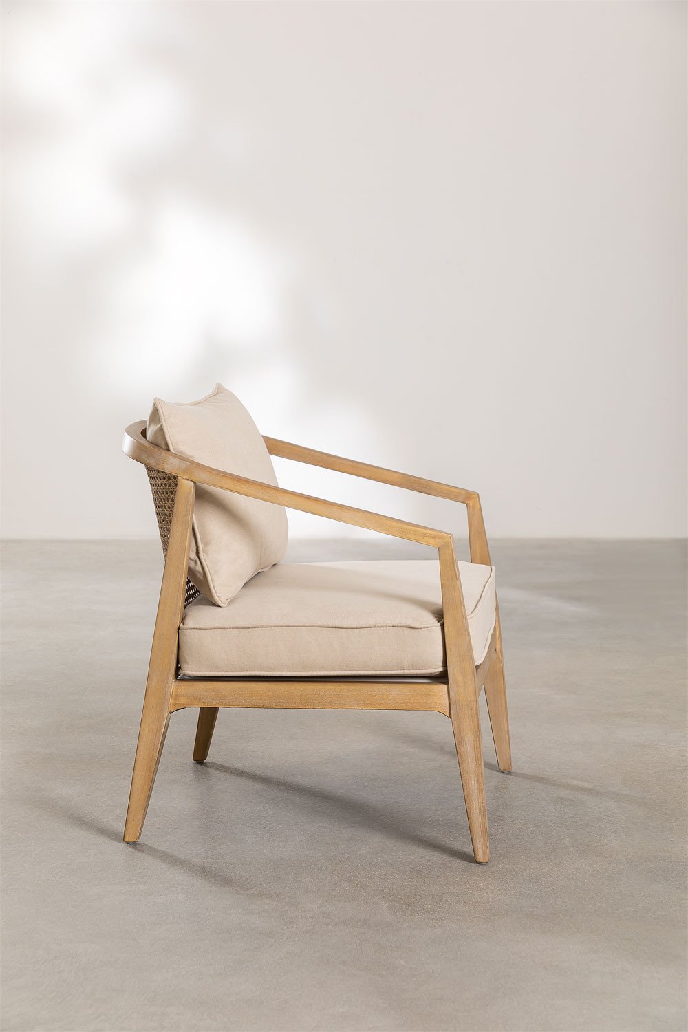 Poltrona in legno Kairos