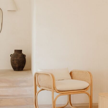 Poltrona in rattan Wilbert