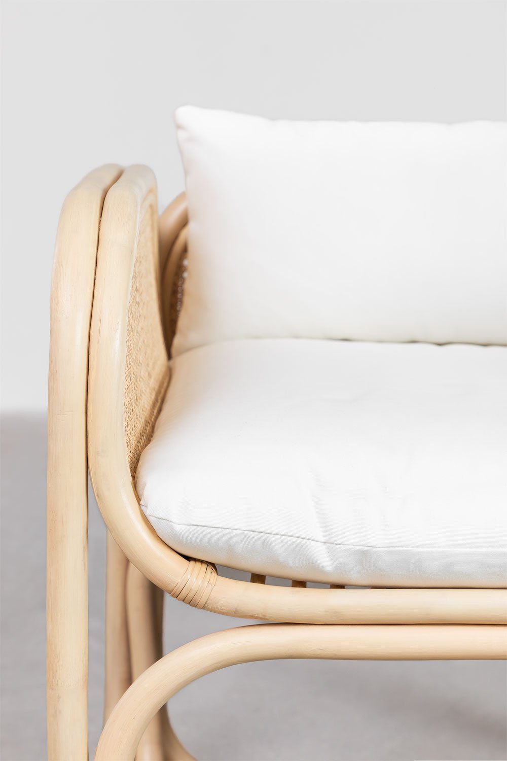 Poltrona in rattan Wilbert