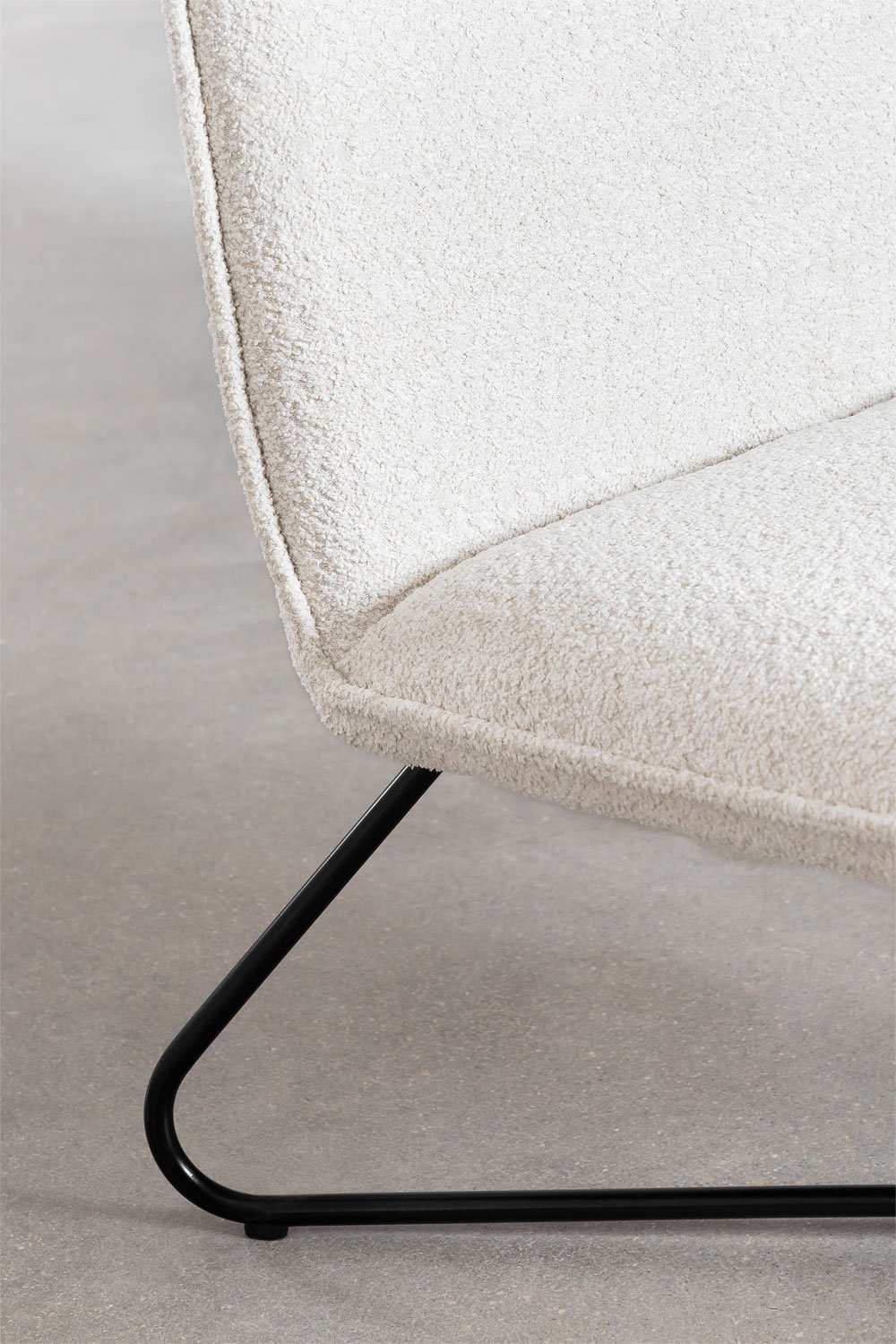 Poltrona in peluche Jurney