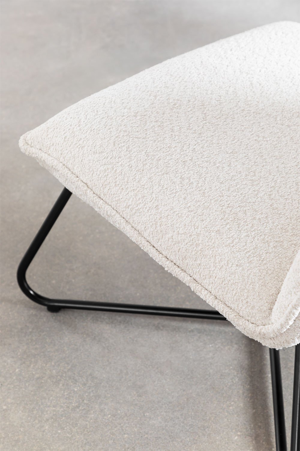 Poltrona in peluche Jurney
