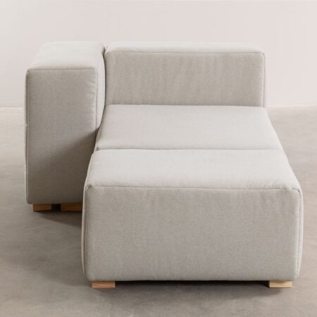 Poltrona Modulare Chaise Longue con 1 Braccioli Robert
