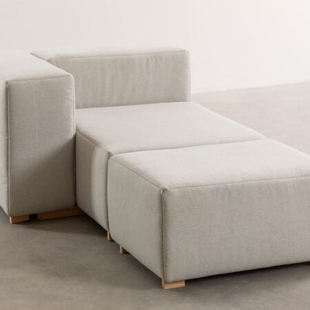 Poltrona Modulare Chaise Longue con 1 Braccioli Robert