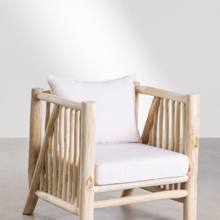 Poltrona Narel in legno di teak