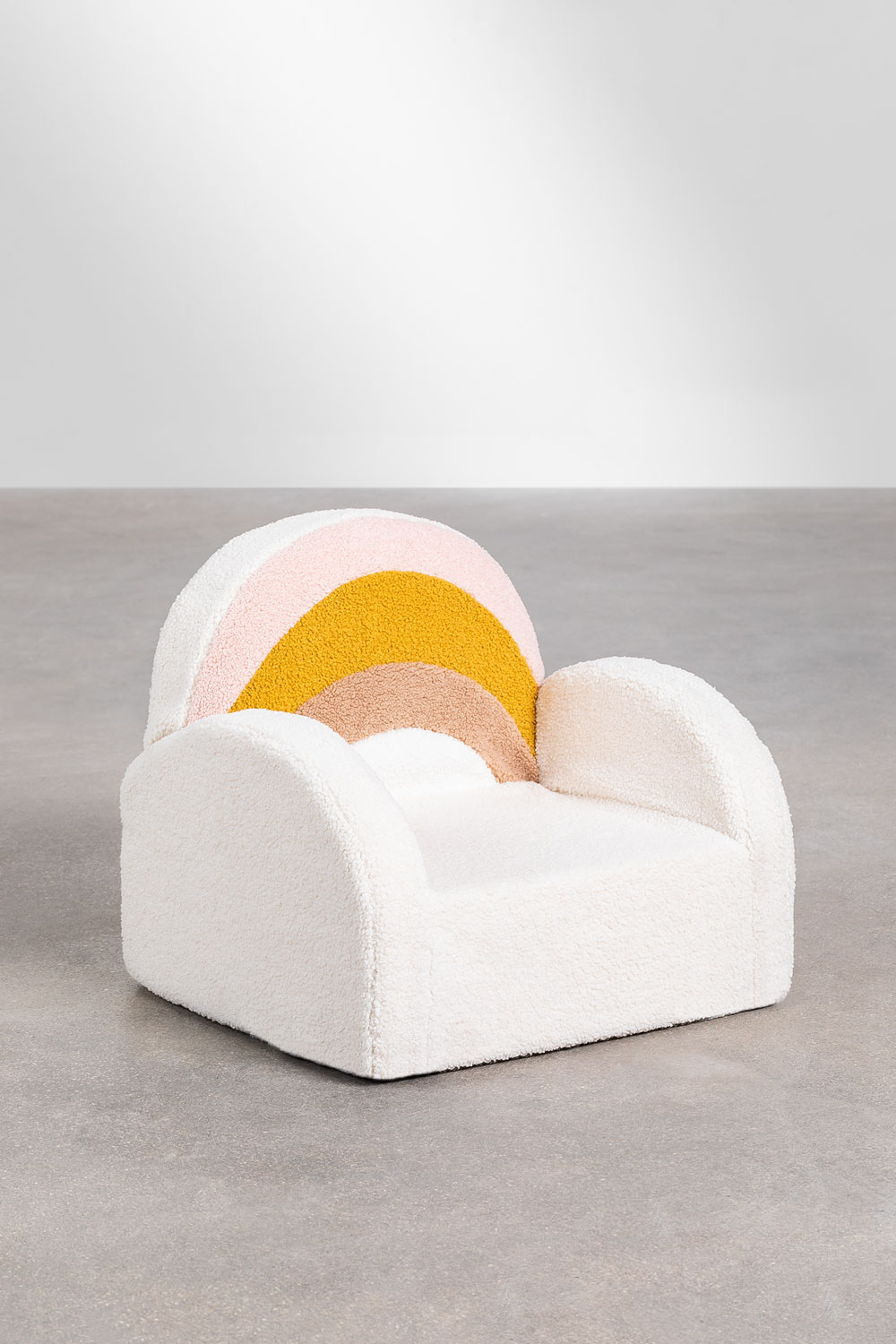 Poltrona in pelle di pecora Sainy Kids