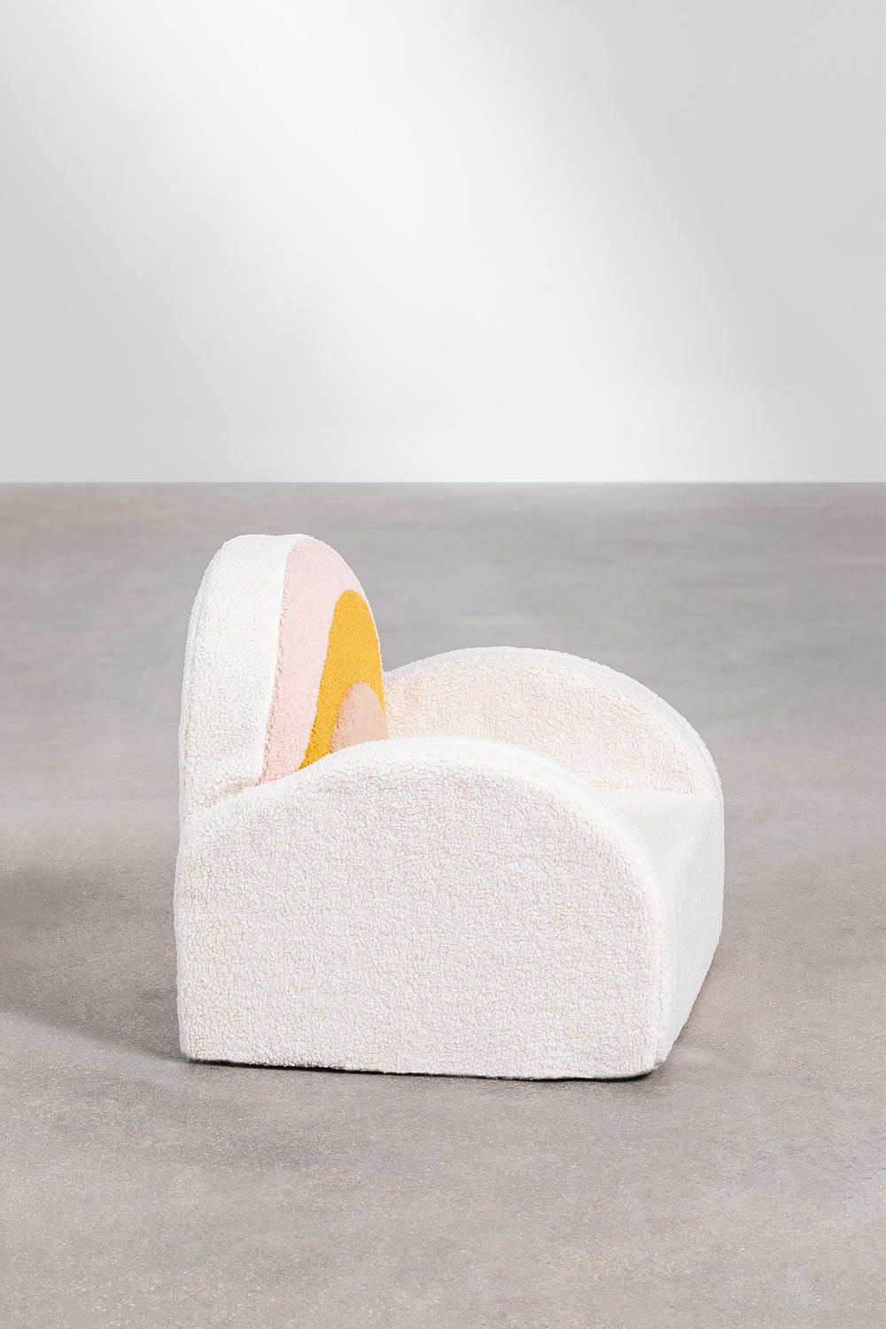 Poltrona in pelle di pecora Sainy Kids