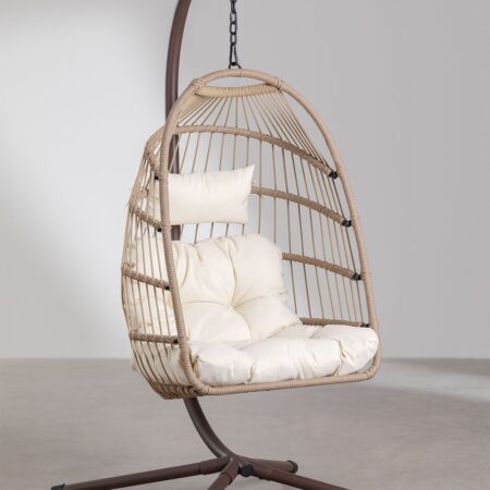 Poltrona sospesa con base e cuscino Anoop