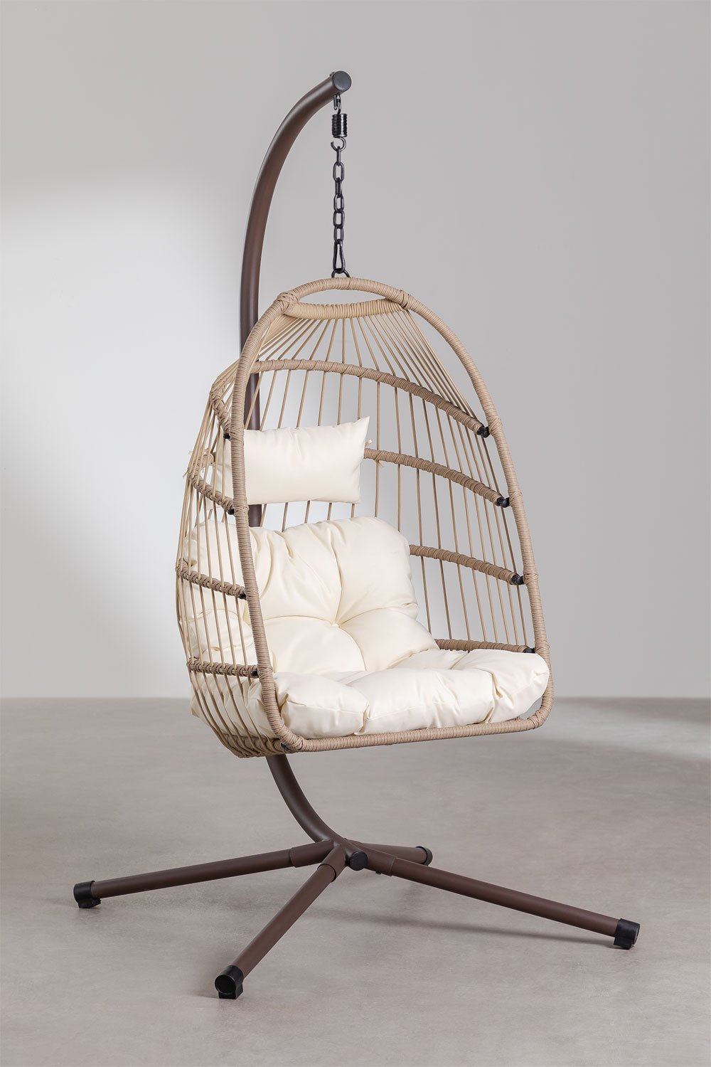 Poltrona sospesa con base e cuscino Anoop