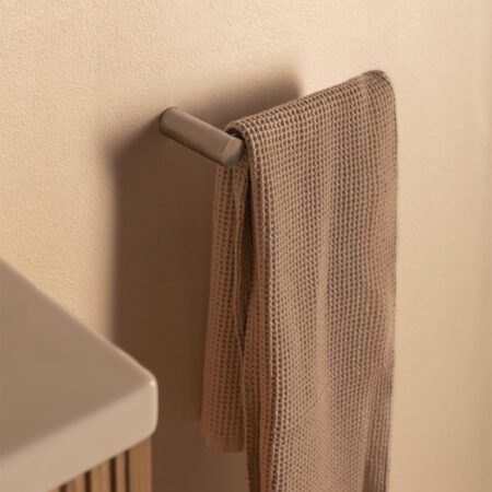 Porta asciugamani a parete con barra per bagno in acciaio inox (â†”ï¸Ž20 cm) Devon