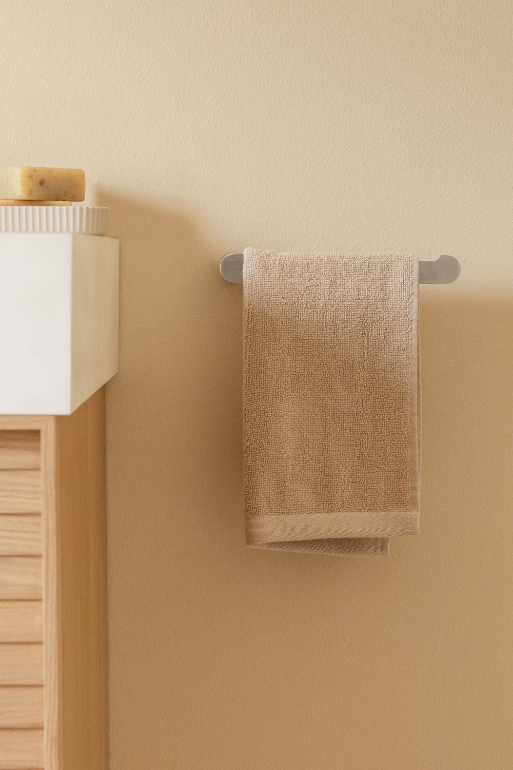 Porta asciugamani a parete con barra â†”ï¸Ž20cm per bagno in acciaio inox Alameda