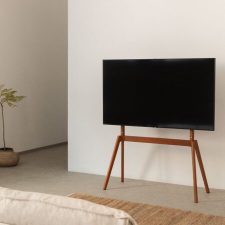 Porta TV in acciaio e legno Curtiz