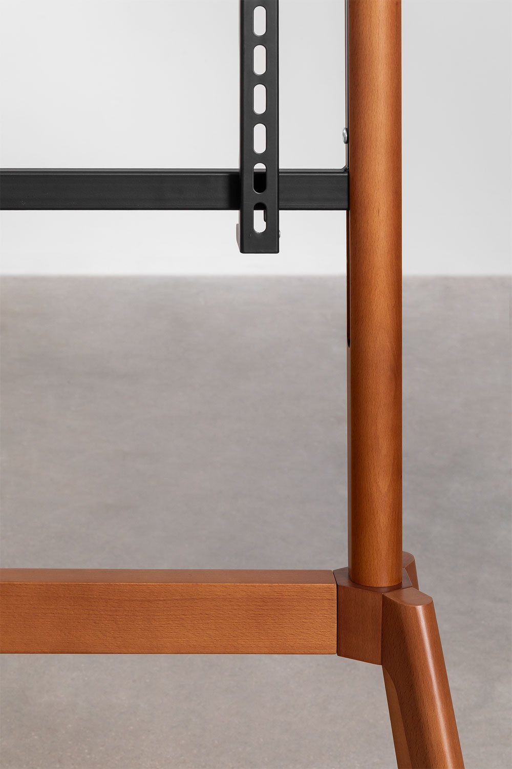 Porta TV in acciaio e legno Curtiz