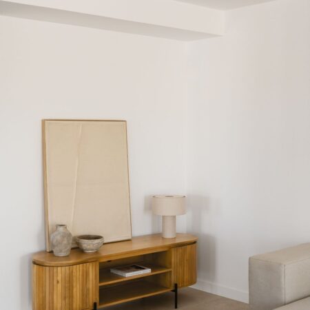 Mobile TV 160x45 cm in legno di mango Analis
