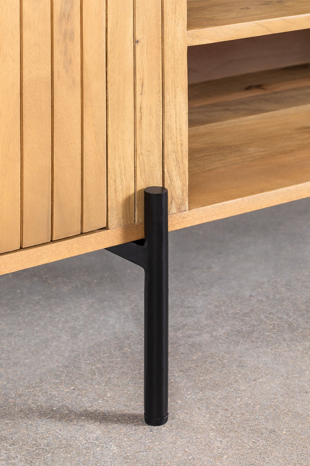 Mobile TV 160x45 cm in legno di mango Analis