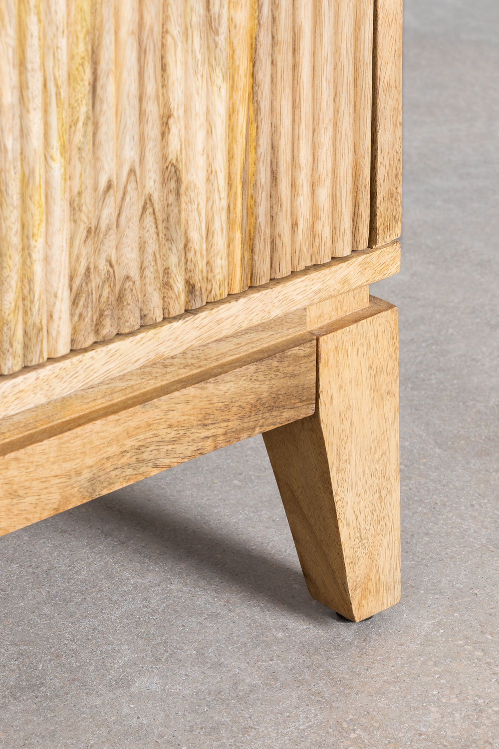 Mobile TV 165x40 cm in legno di mango Baty Design