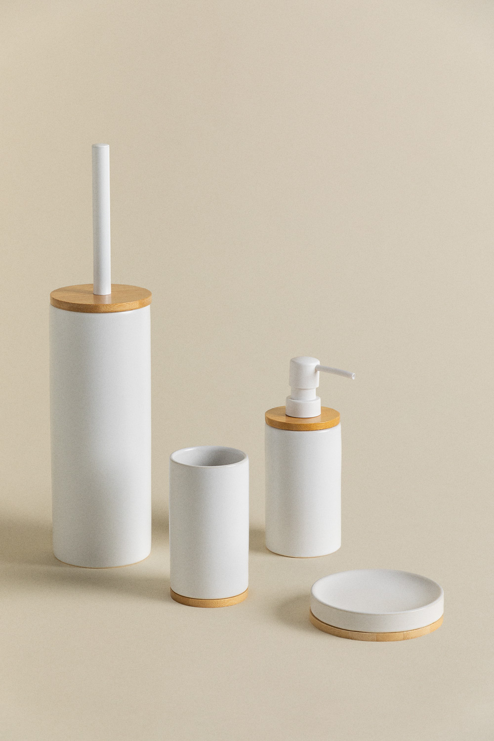 Portasapone in ceramica e bambù Elvan