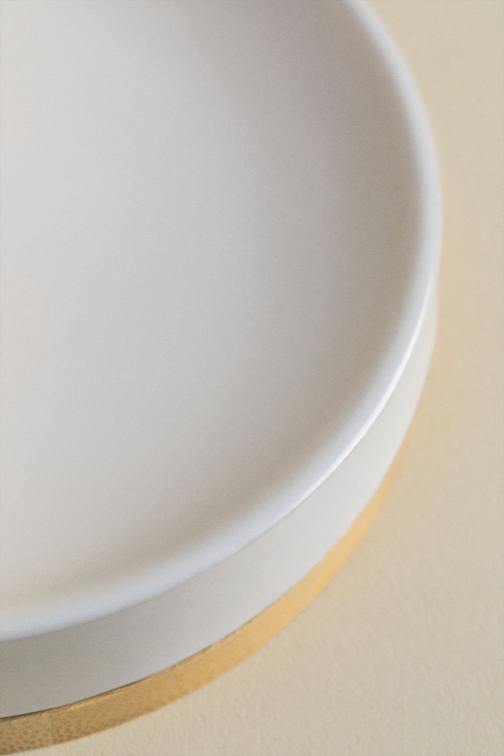Portasapone in ceramica e bambù Elvan