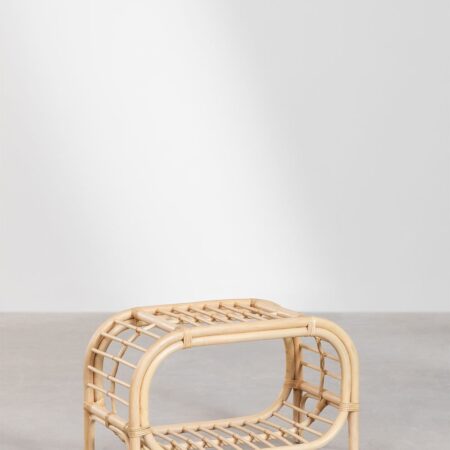 Portascarpe in rattan Kalund
