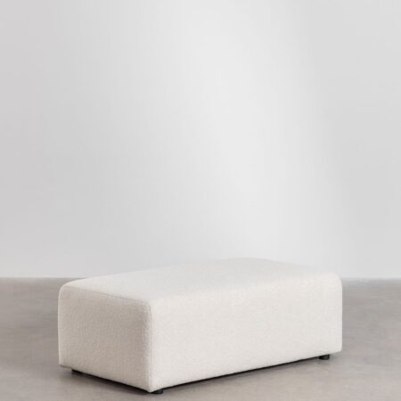 Pouf (112x60 cm) per divano modulare in bouclé Borjan