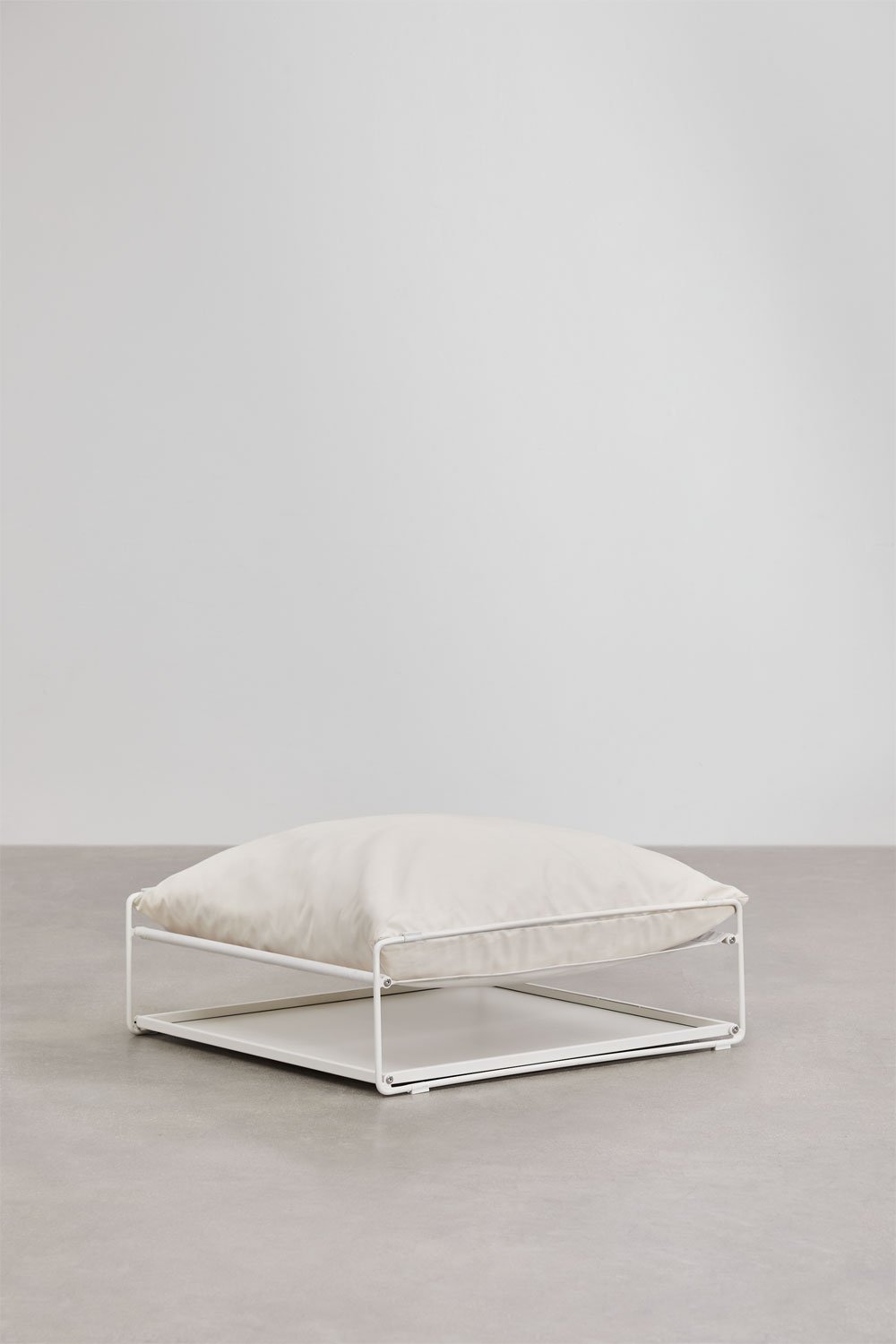 Pouf da giardino Amaro trasformabile in tavolino