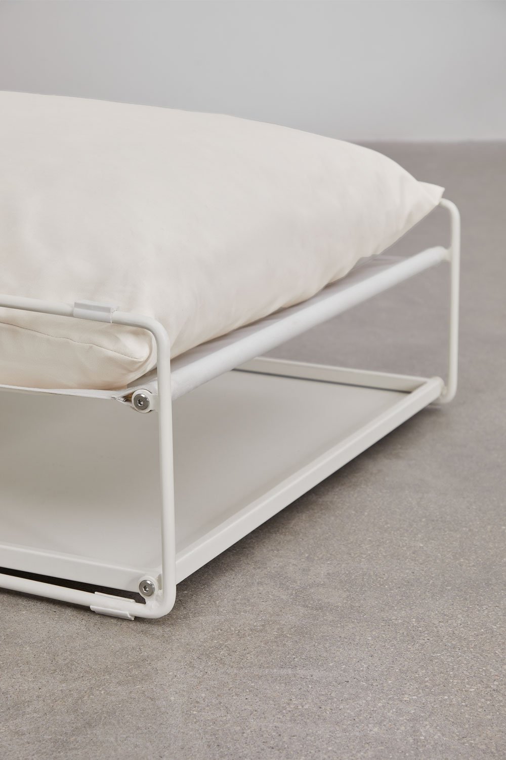 Pouf da giardino Amaro trasformabile in tavolino