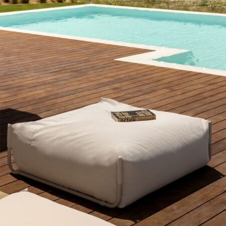 Pouf divano da giardino modulare Oporto