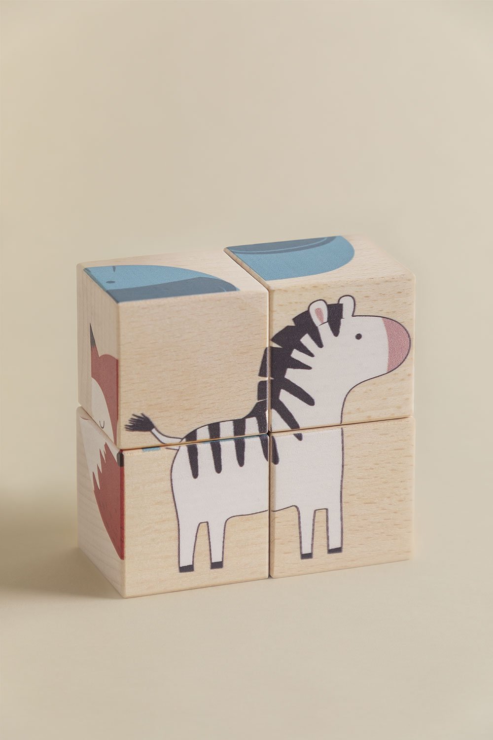Puzzle in legno da 4 pezzi Lopart Kids