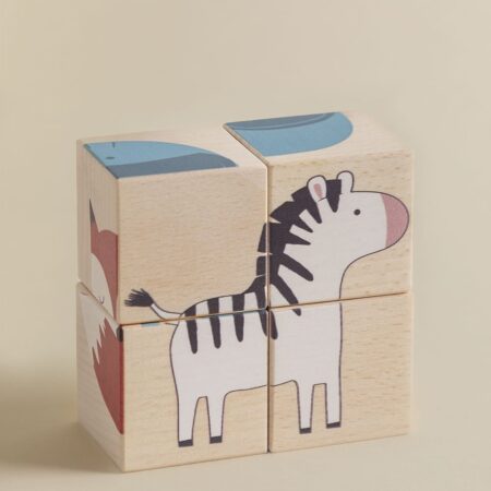 Puzzle in legno da 4 pezzi Lopart Kids