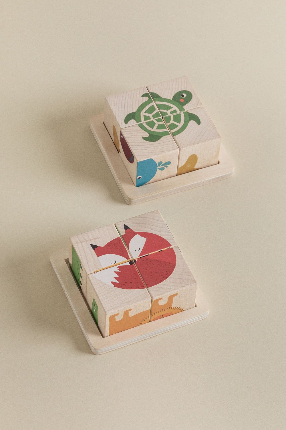 Puzzle in legno da 4 pezzi Lopart Kids