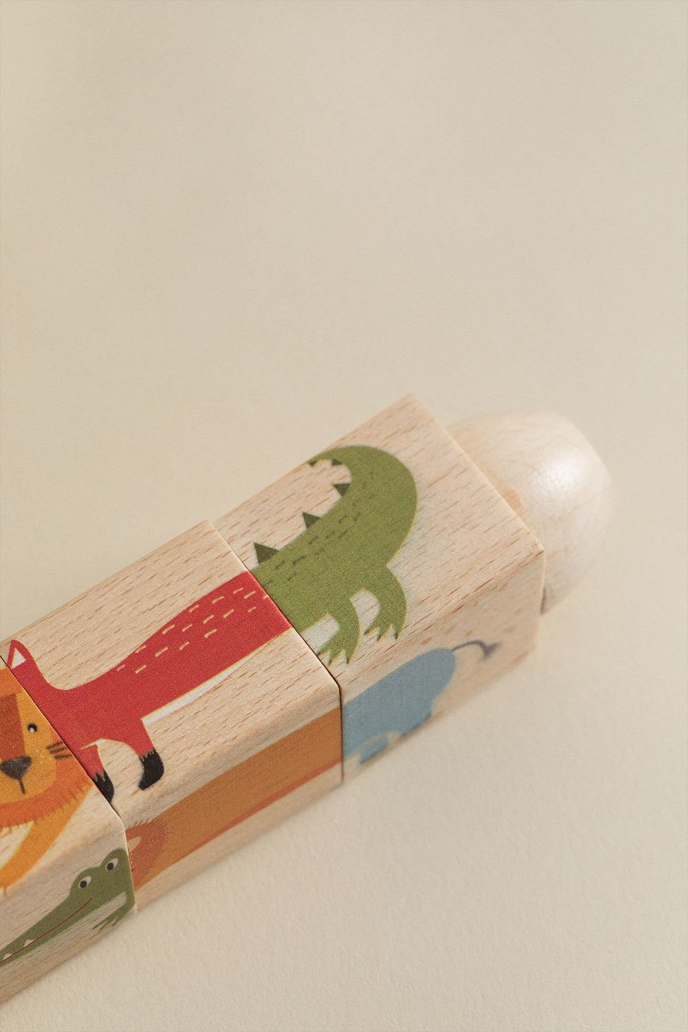 Puzzle rotante in legno con suono Rolet Kids