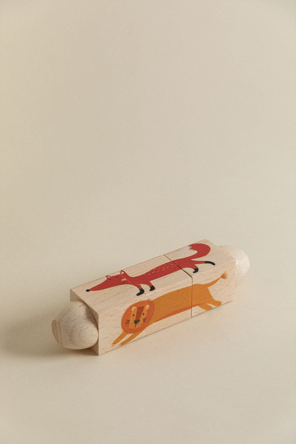 Puzzle rotante in legno con suono Rolet Kids
