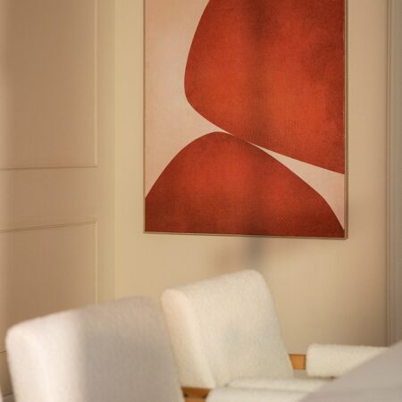 Quadro decorativo 100x120 cm con texture di gesso Enara